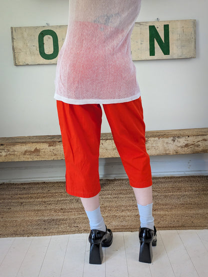 60s Orange Capris
