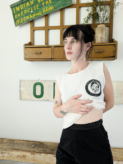 40s Black Cotton Shorts