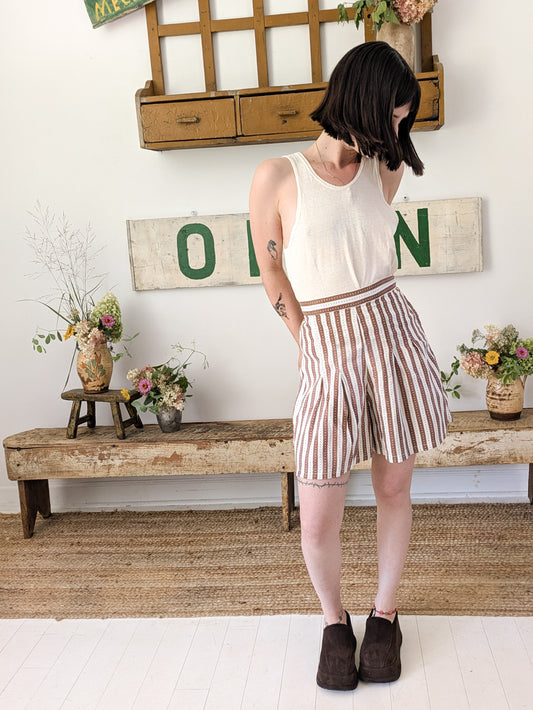 40s Striped Shorts