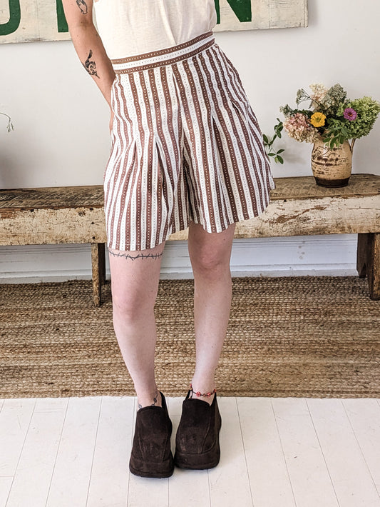 40s Striped Shorts