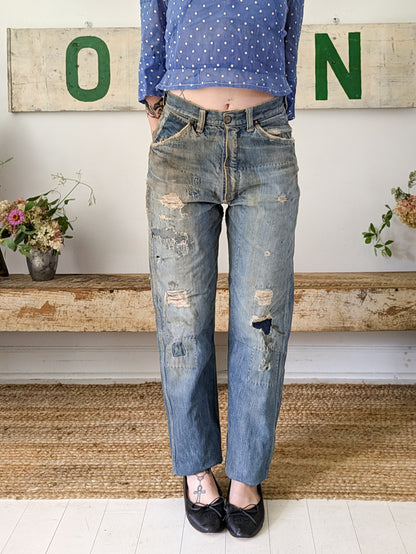 40s Big Yank Repaired Jeans