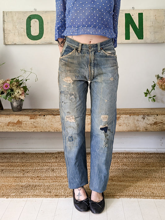 40s Big Yank Repaired Jeans