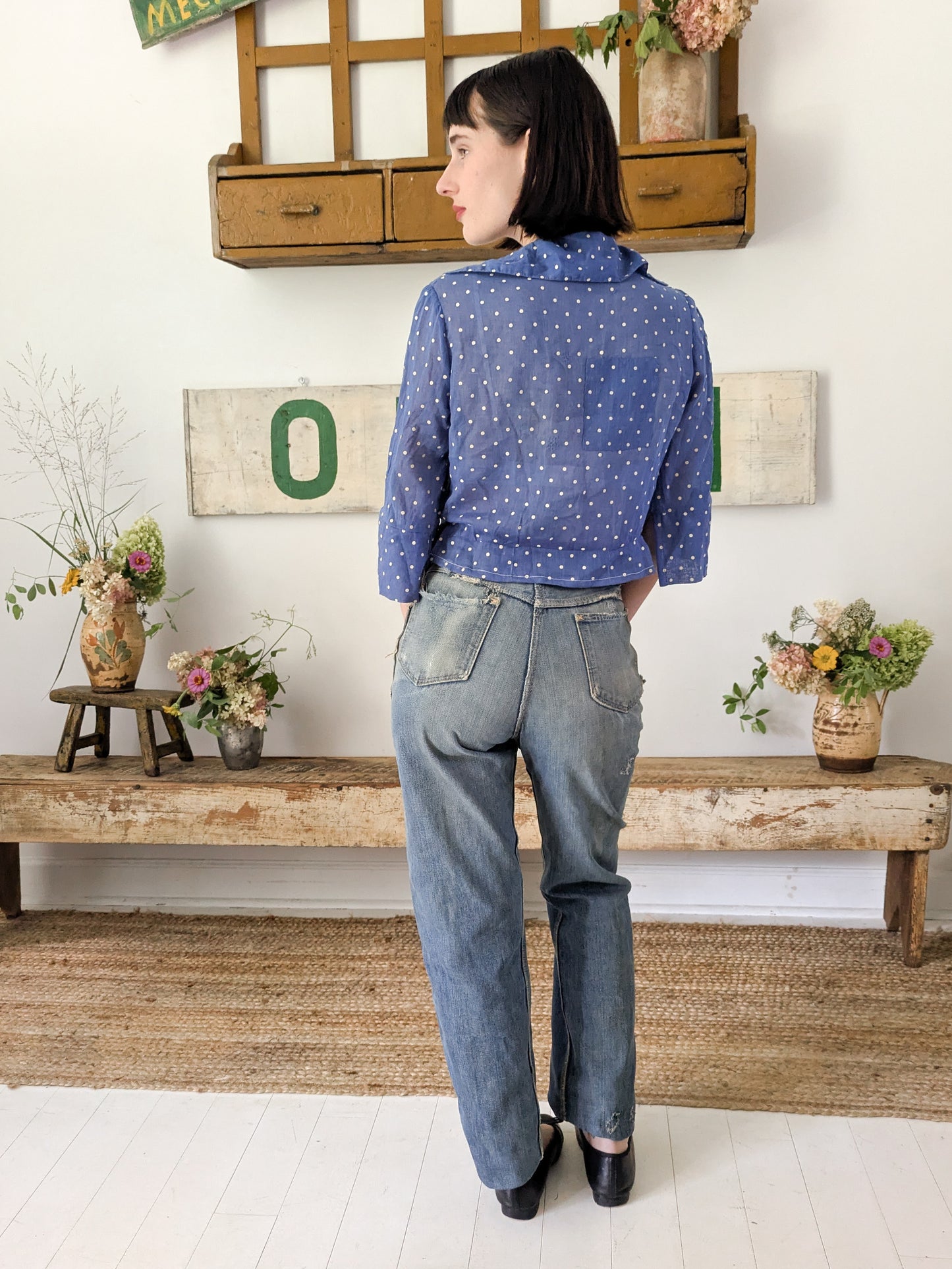 40s Big Yank Repaired Jeans