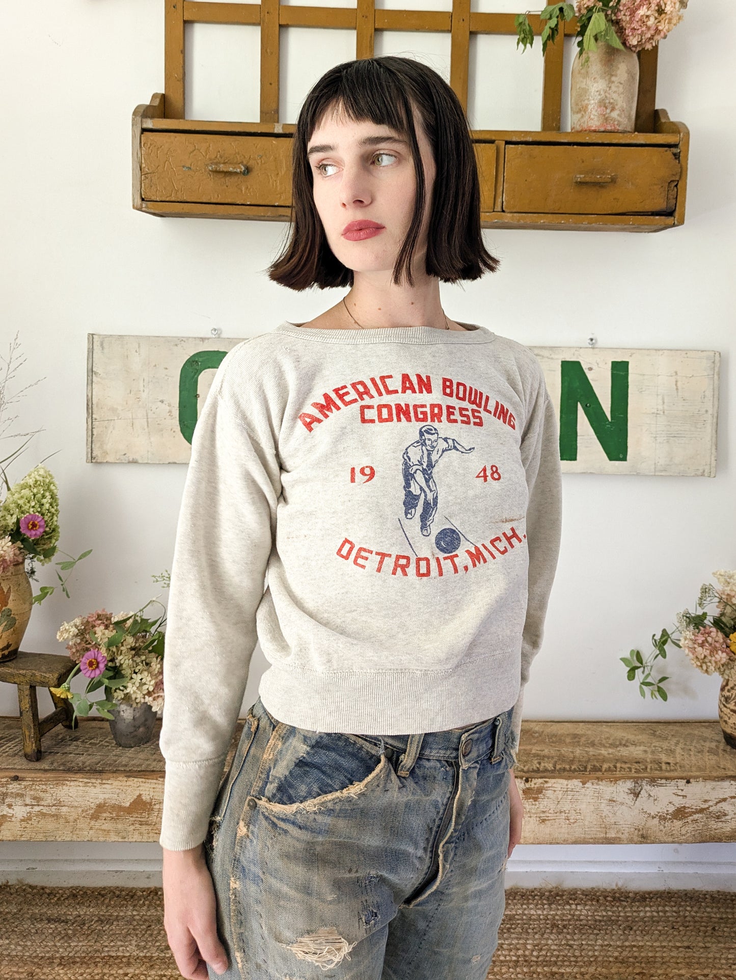 40s Bowling Sweatshirt