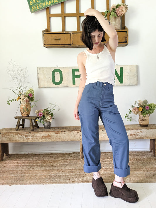 50s Slate Twill Pants