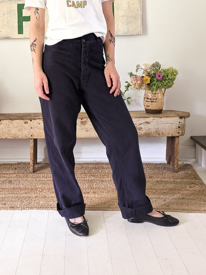 40s Double Button Pants