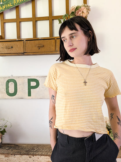 Cotton Striped Tee