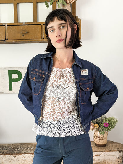 40s Zippered Denim Jacket