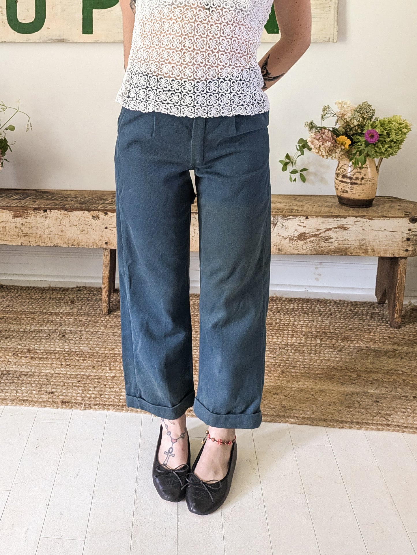 50s/60s Whipcord Pants