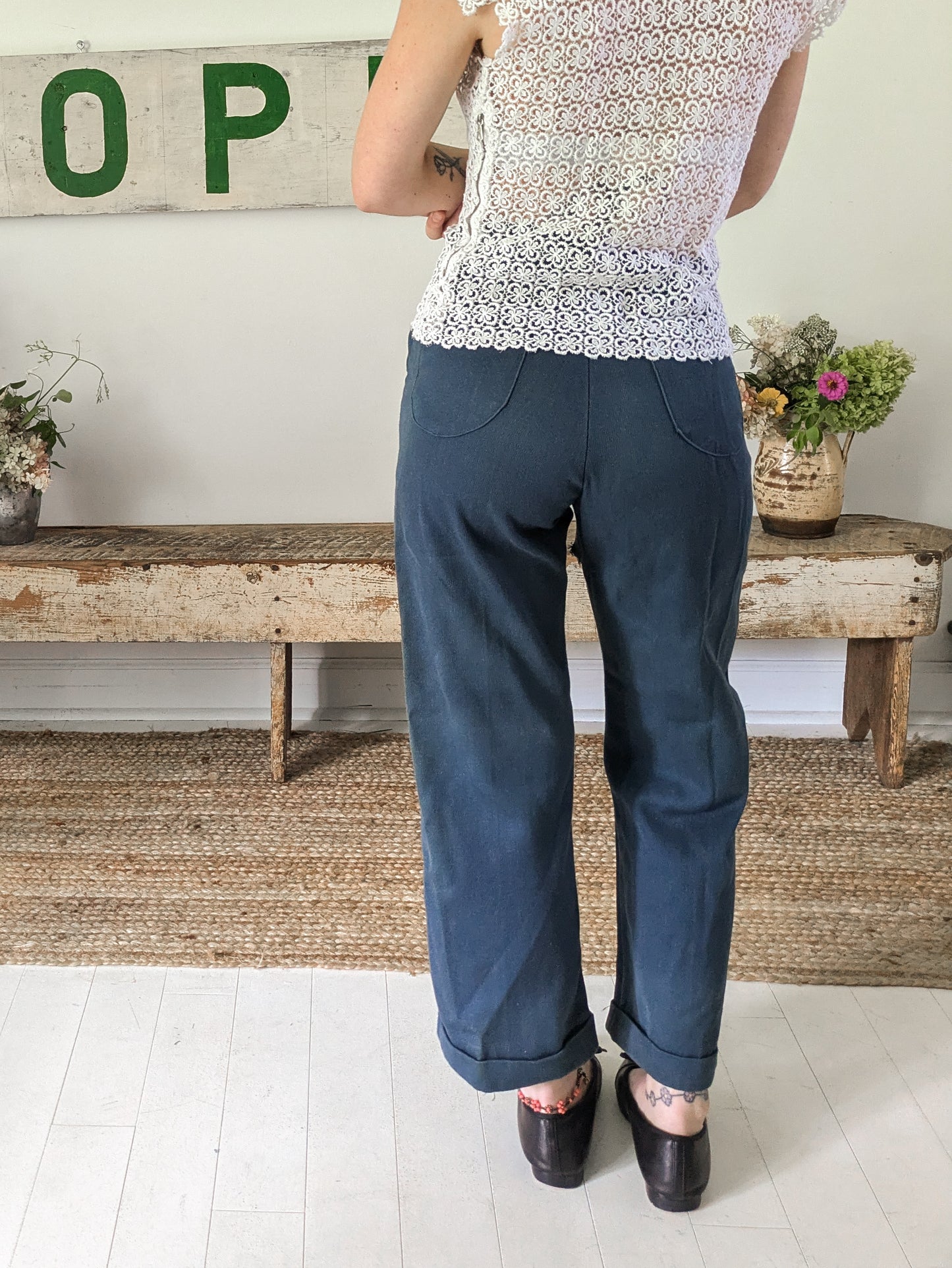 50s/60s Whipcord Pants