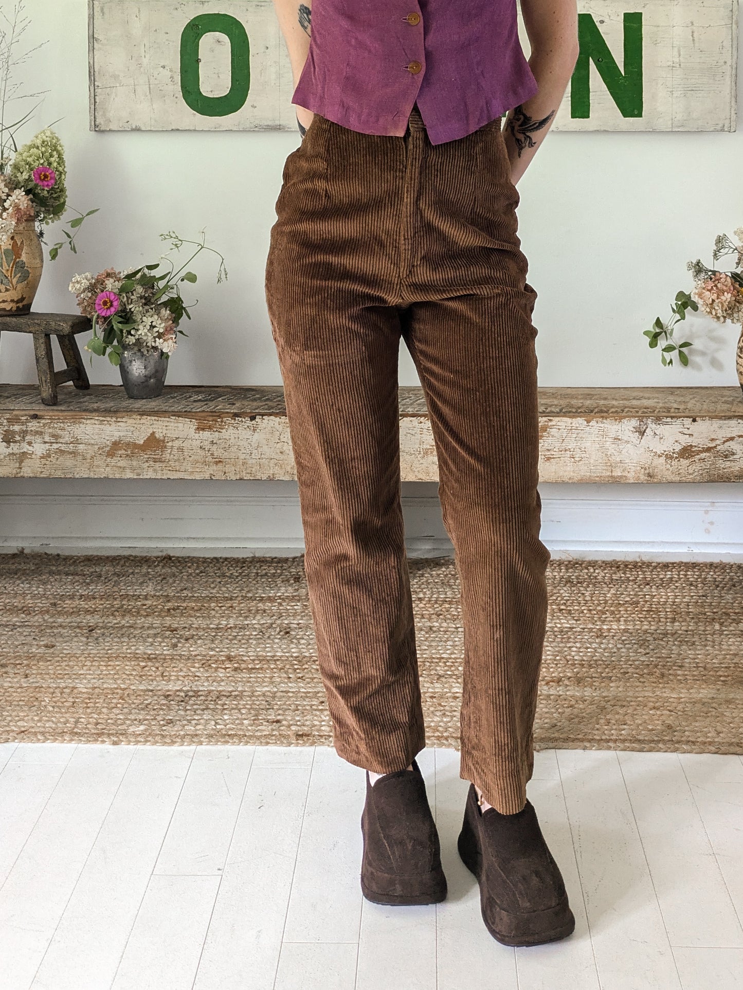 60s Brown Cotton Cords