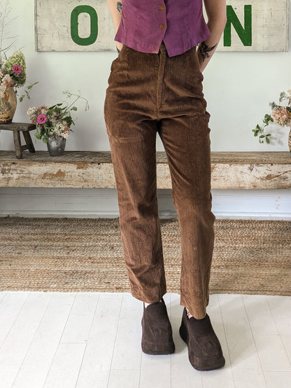 60s Brown Cotton Cords