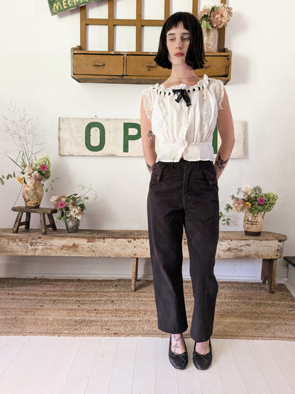 40s Overdyed Mule Ear Jeans