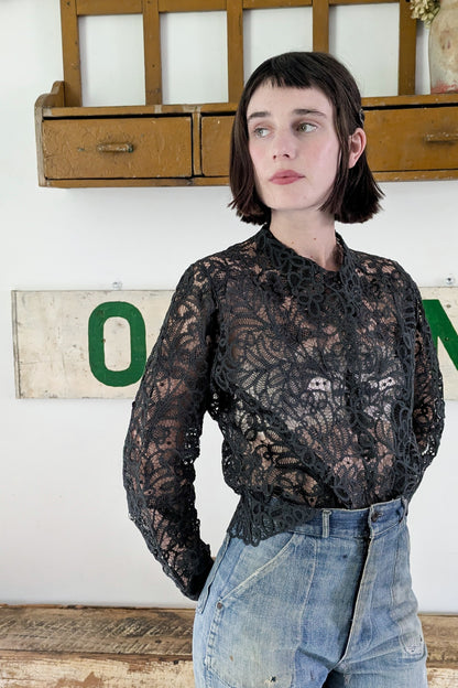 Battenburg Lace Blouse
