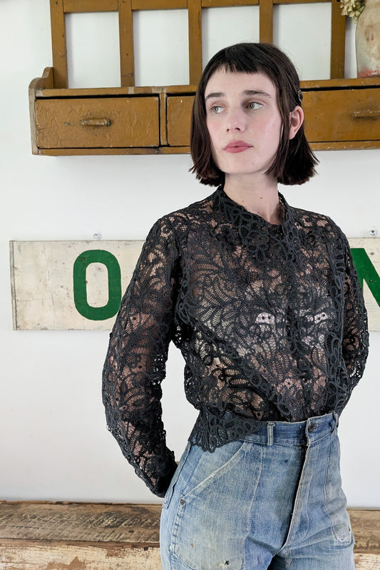 Battenburg Lace Blouse