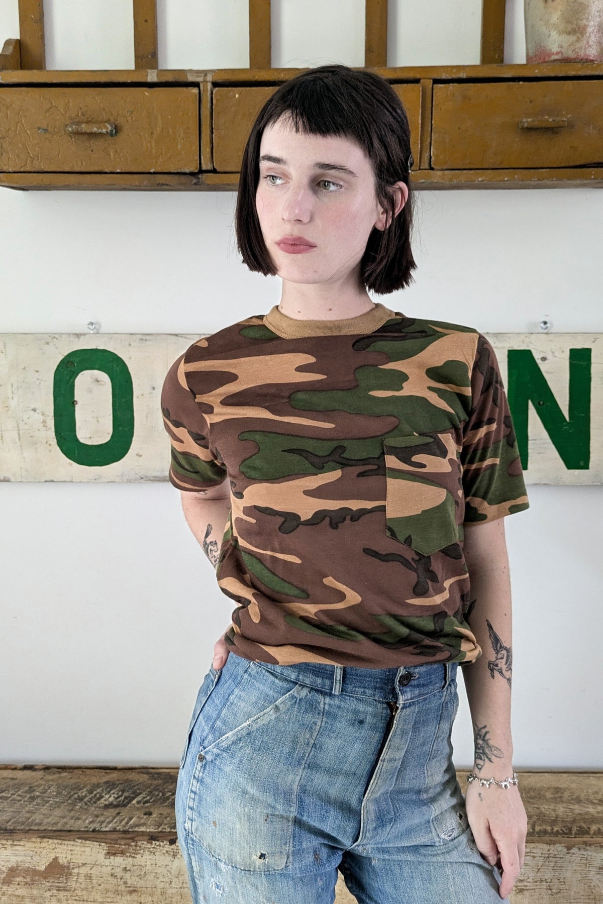 Unisex 80s Camo Tee