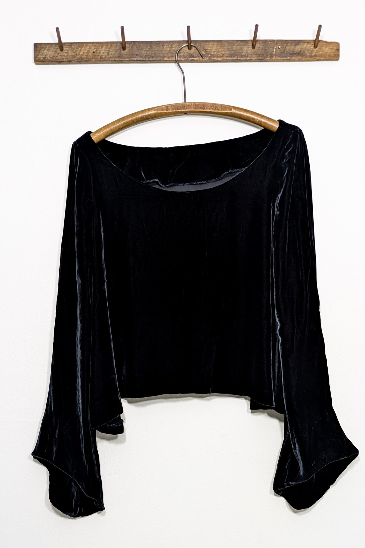 Vintage Silk Velvet Shirt