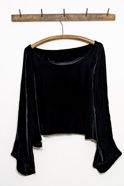 Vintage Silk Velvet Shirt