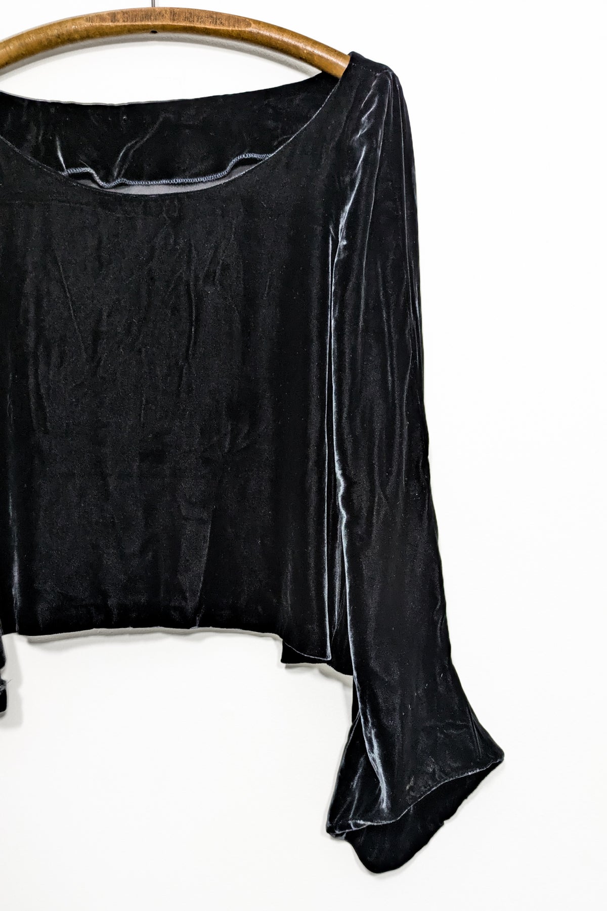 Vintage Silk Velvet Shirt