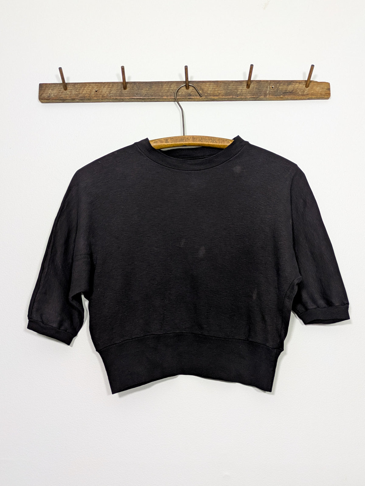 Cotton Mock Neck Tee