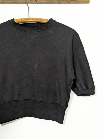 Cotton Mock Neck Tee