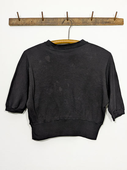 Cotton Mock Neck Tee