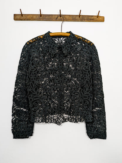 Battenburg Lace Blouse
