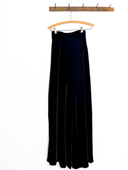 Vintage Silk Velvet Trousers