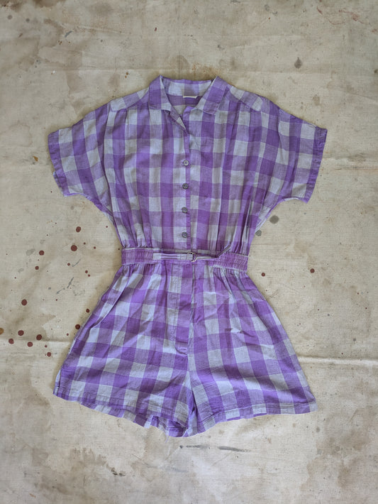 Purple romper
