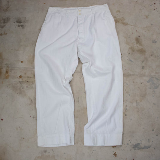 20s/30s Cotton Buckleback Trousers