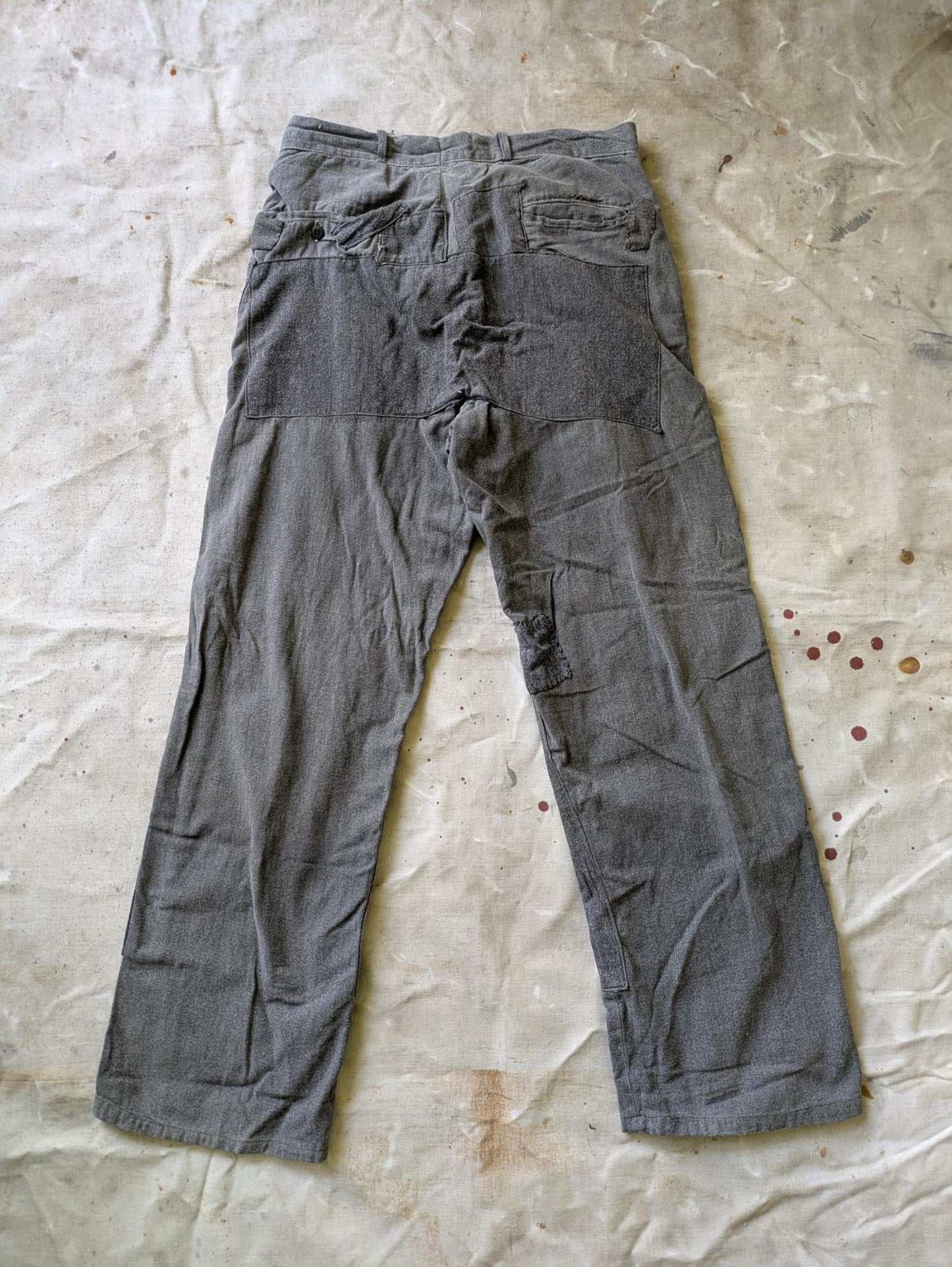 Farm Repaired Salt & Pepper Pants