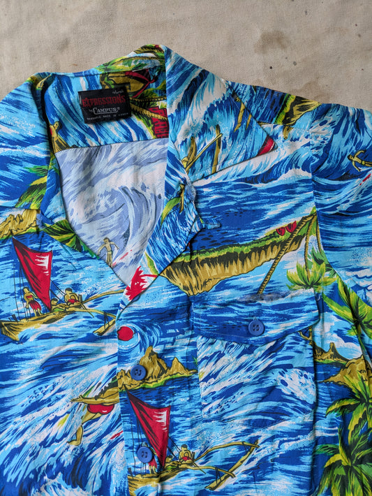 60s Rayon Hawaiian