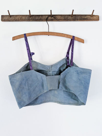Cotton Twill Bra Top