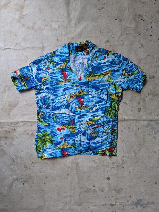 60s Rayon Hawaiian