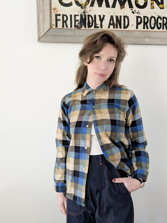 50s/60s Deadstock Plaid Flannel
