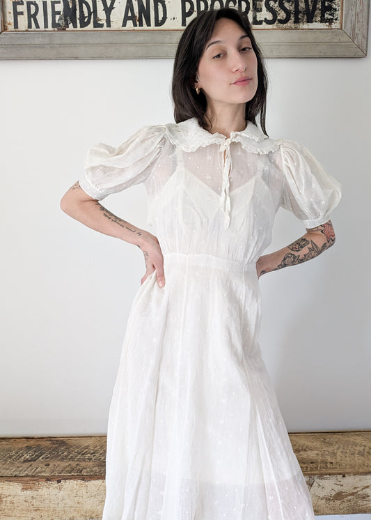1930s Gauze Dress