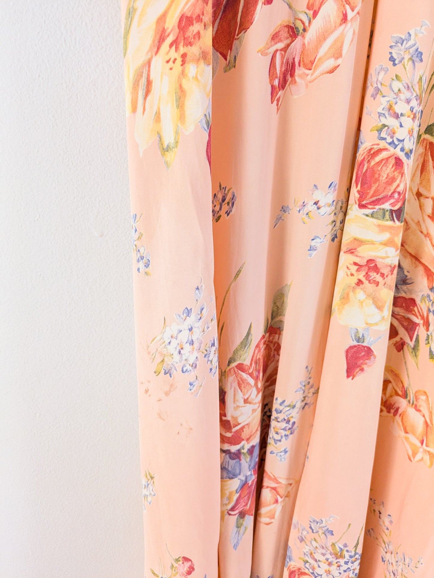 40s Floral Dressing Gown