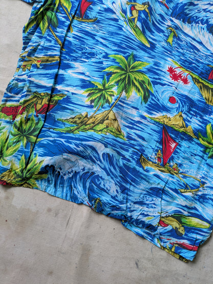 60s Rayon Hawaiian