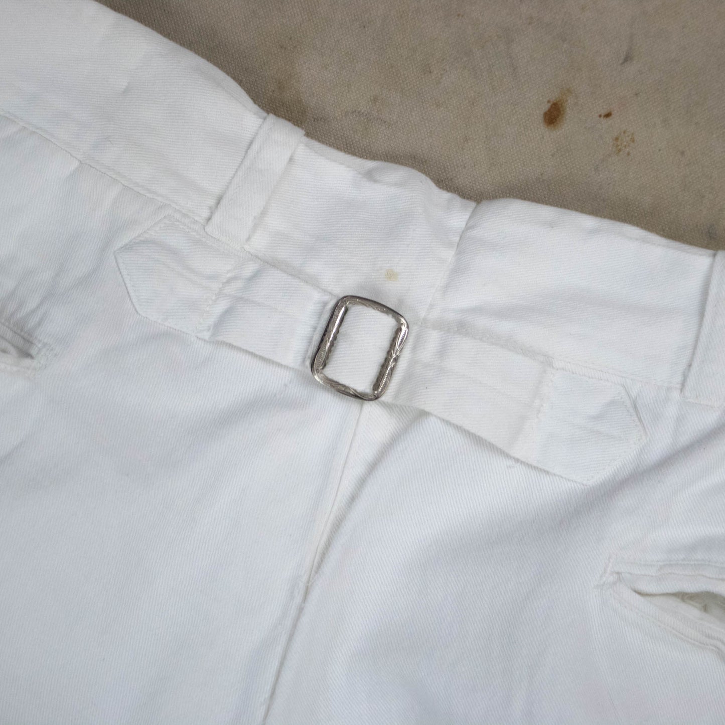 20s/30s Cotton Buckleback Trousers
