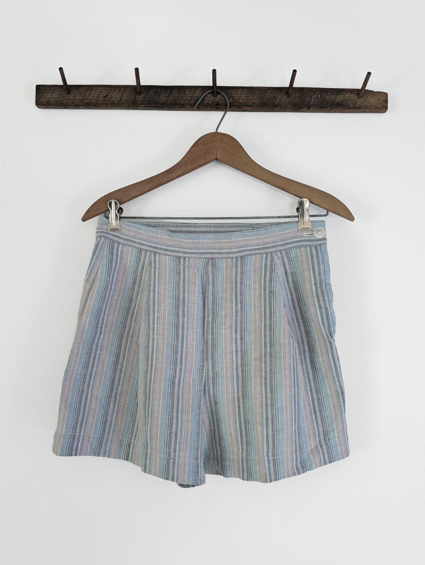 50s Pastel Striped Shorts