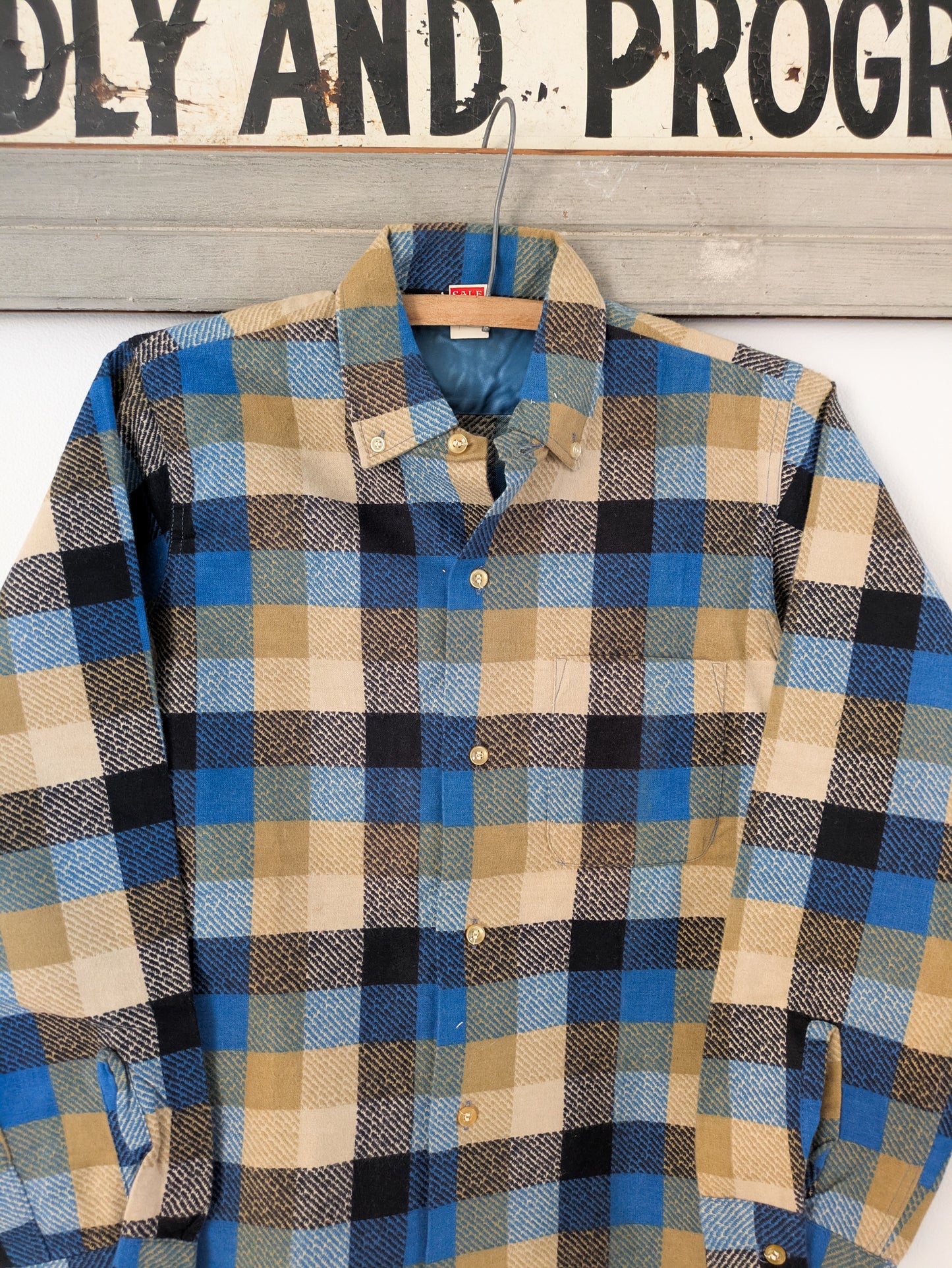 50s/60s Deadstock Plaid Flannel