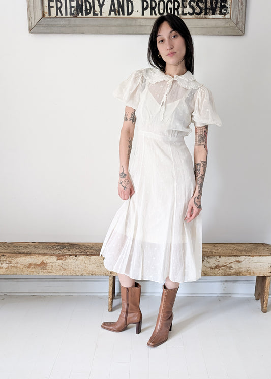 1930s Gauze Dress