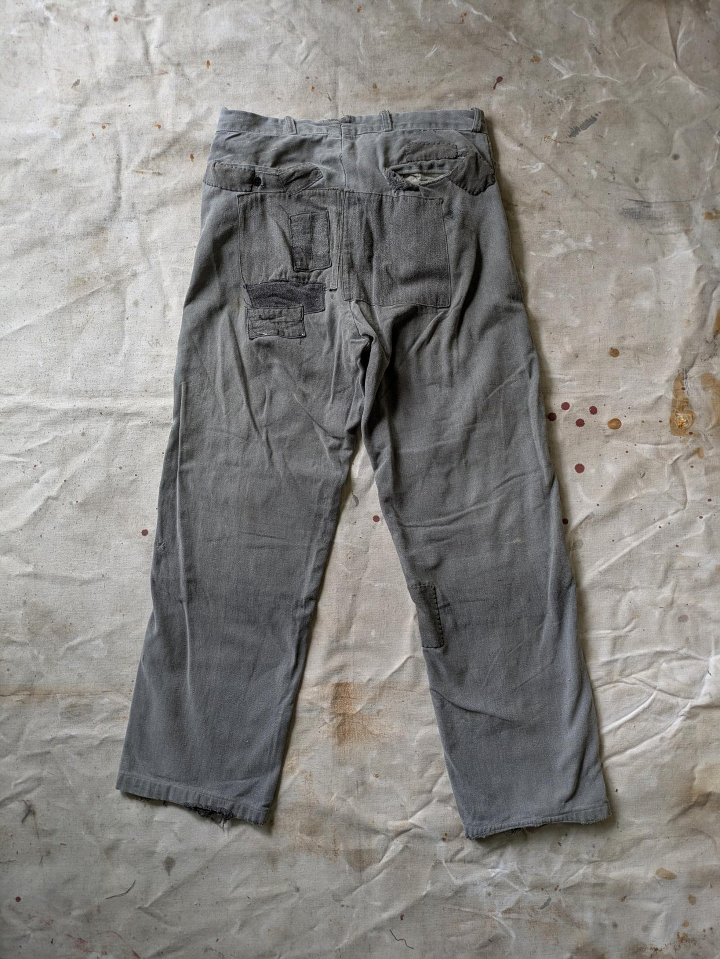 Repaired Pepperell Salt & Pepper Pants