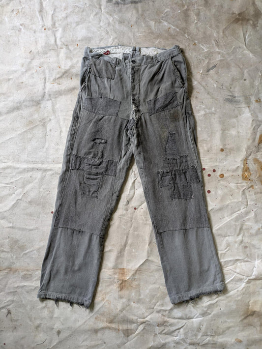 Repaired Pepperell Salt & Pepper Pants