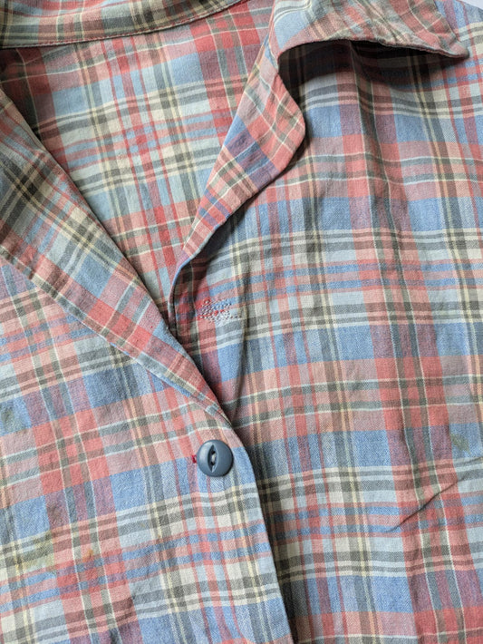 40s Womens Plaid Shirt