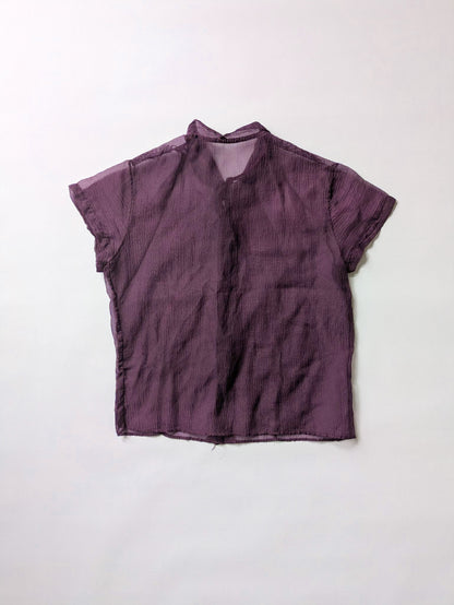 Sheer Purple Blouse