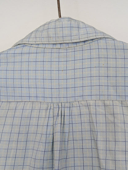 Windowpane Cotton Shirt