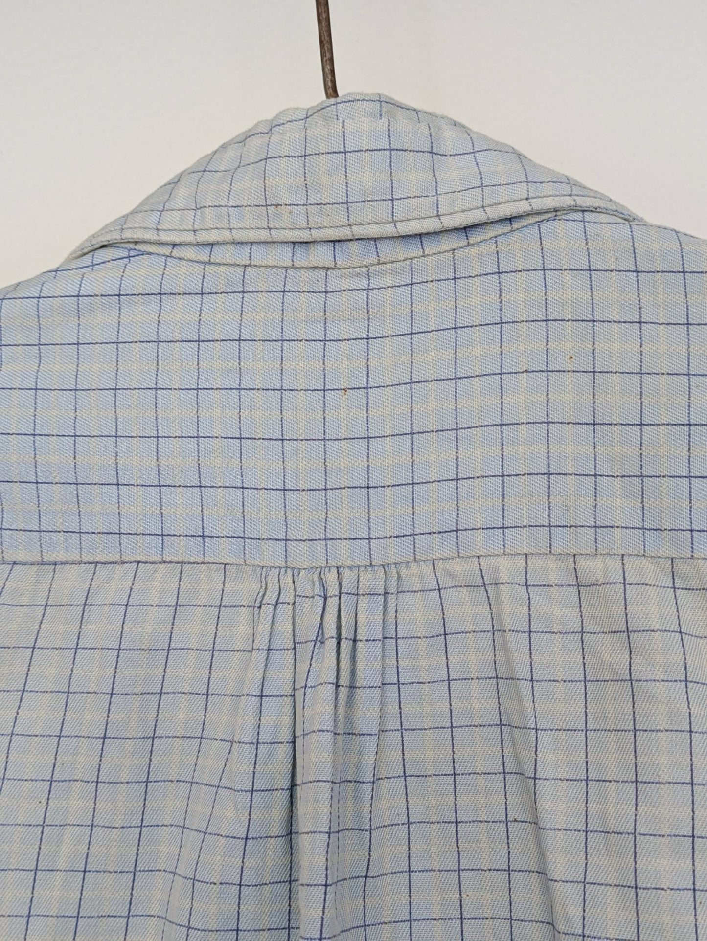 Windowpane Cotton Shirt