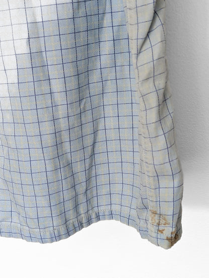 Windowpane Cotton Shirt