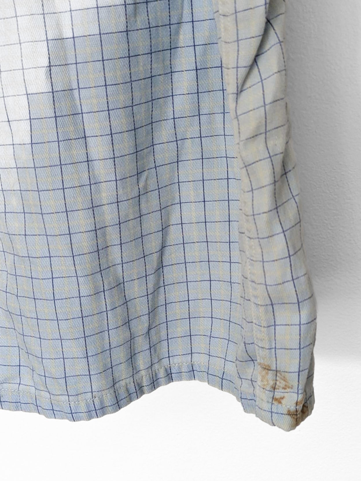 Windowpane Cotton Shirt